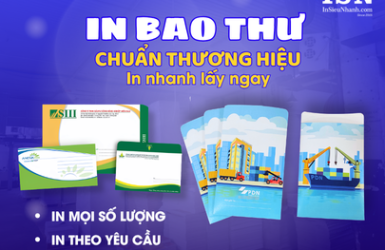 In Bao Thư Chuẩn Thương Hiệu – Chuyên Nghiệp, Đẹp Mắt, Giá Tận Xưởng