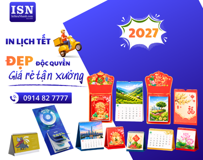 Xưởng In Lịch Tết 2027 Giá Rẻ