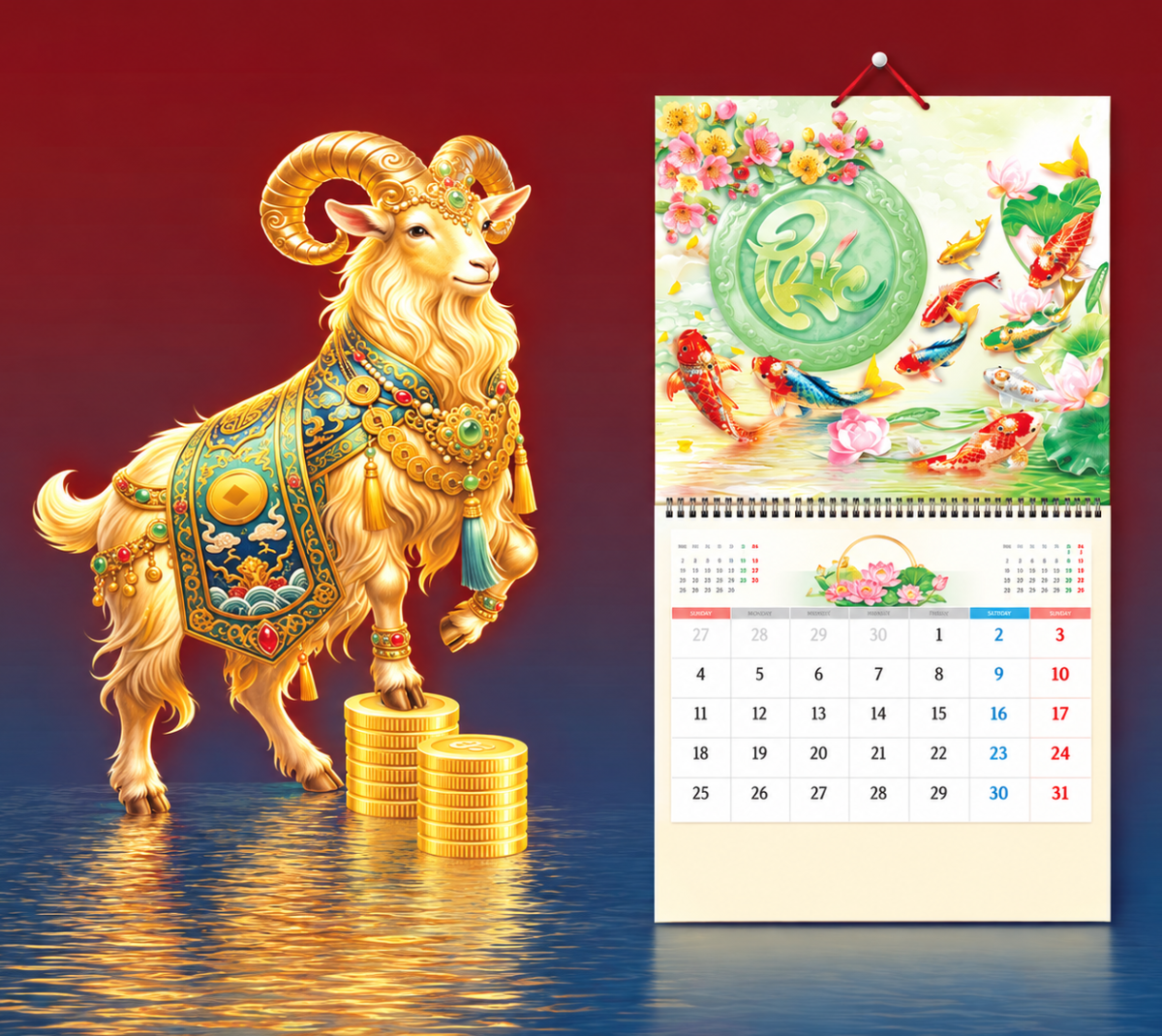 In lịch treo tường 2027