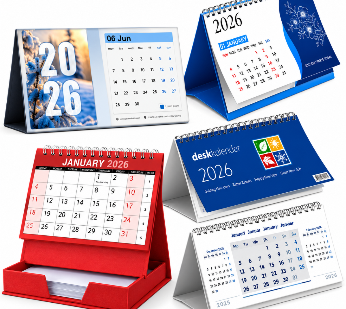 In Lịch Tết Để Bàn 2027