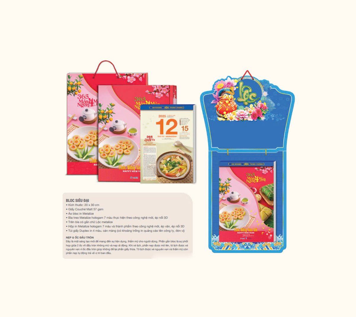 Lịch Ngày Món Ngon Bốn Mùa