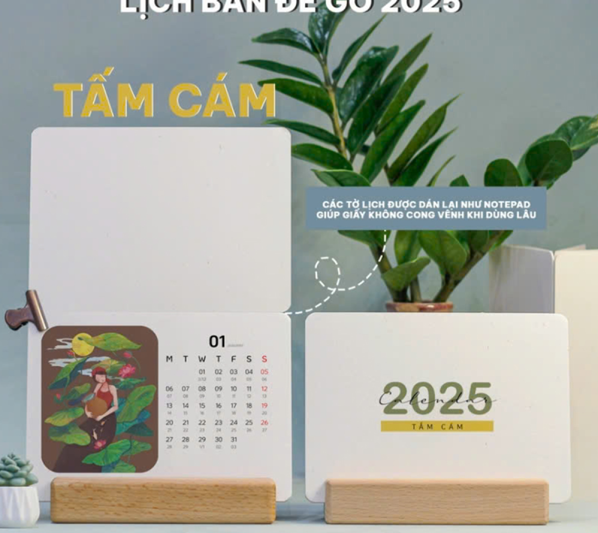 Lịch Để Bàn Mẫu 12