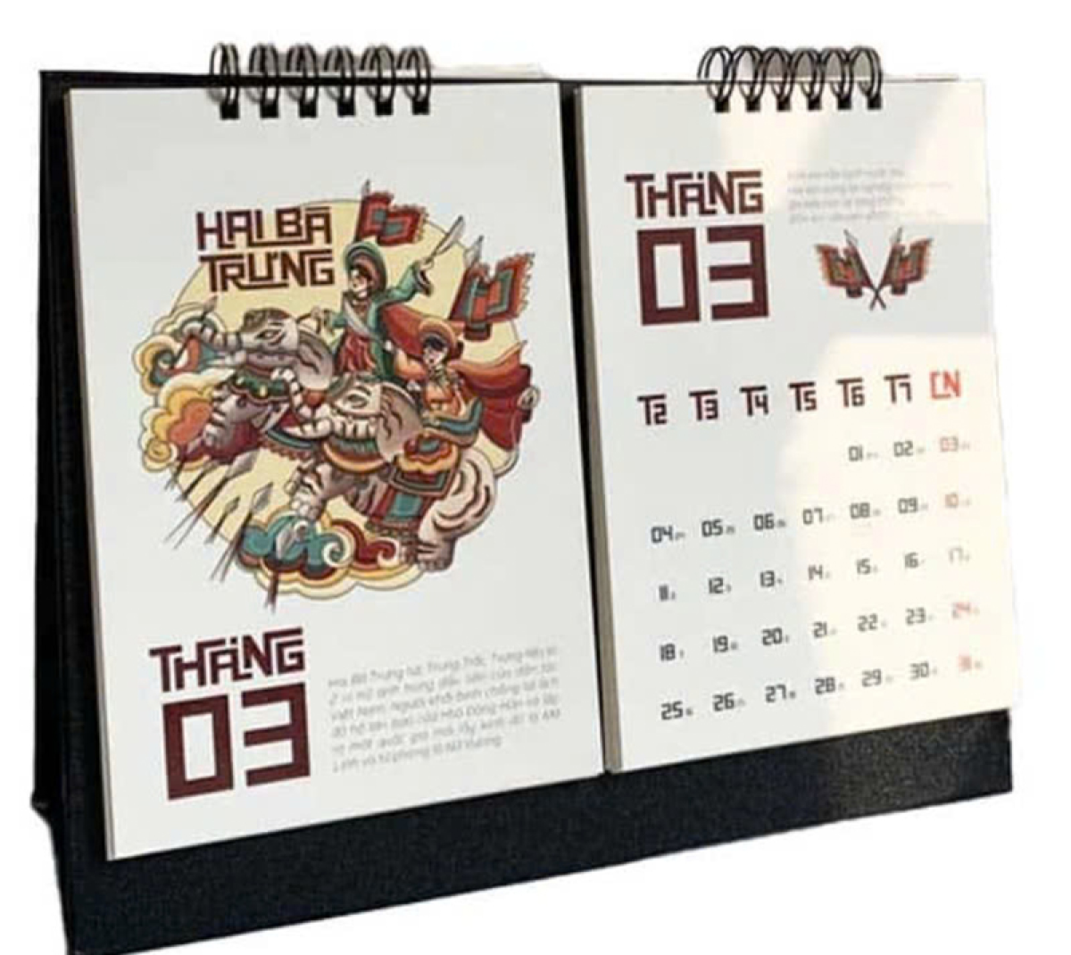 Lịch Để Bàn Mẫu 13