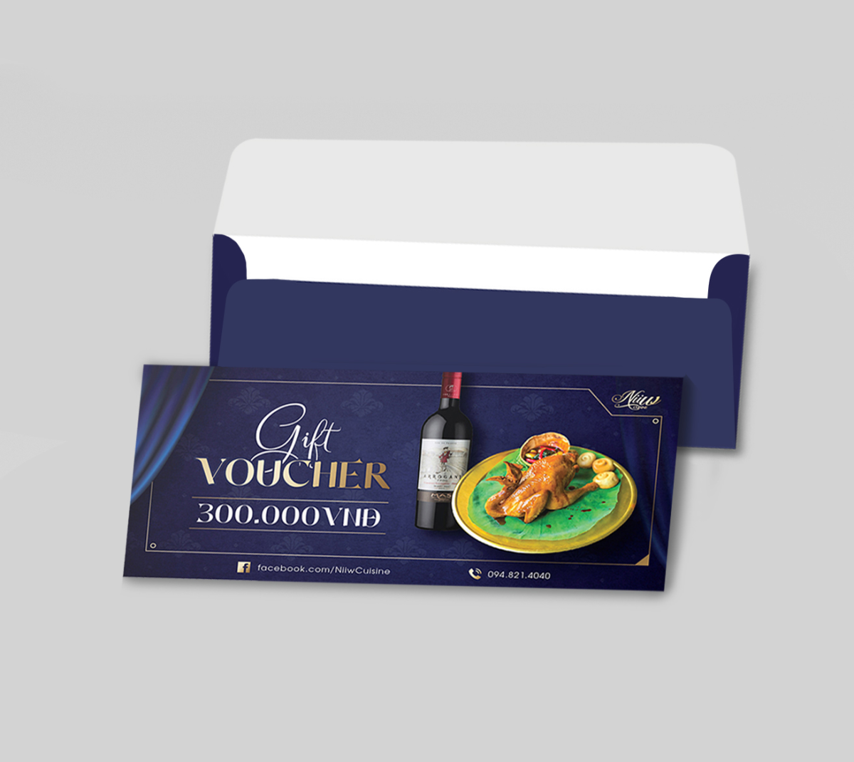 Gift Vouchers Phiếu quà tặng và Bao thư
