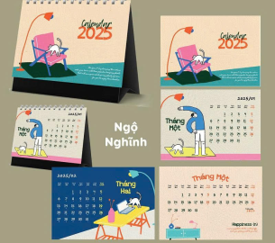 Lịch Phong cách vui nhộn