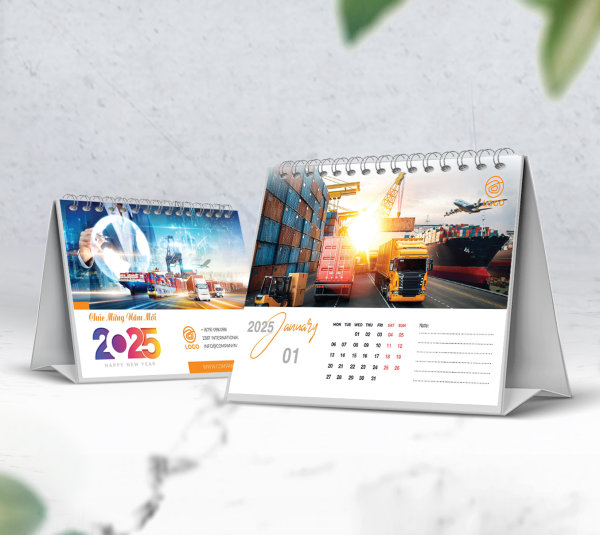 Lịch Bàn Ngành Vận Tải Logistic